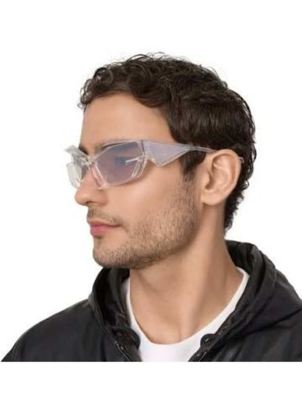 Givenchy GV40049U 26G Geometric Sunglasses - Transparent /Silver Mirror - Picture 6 of 11